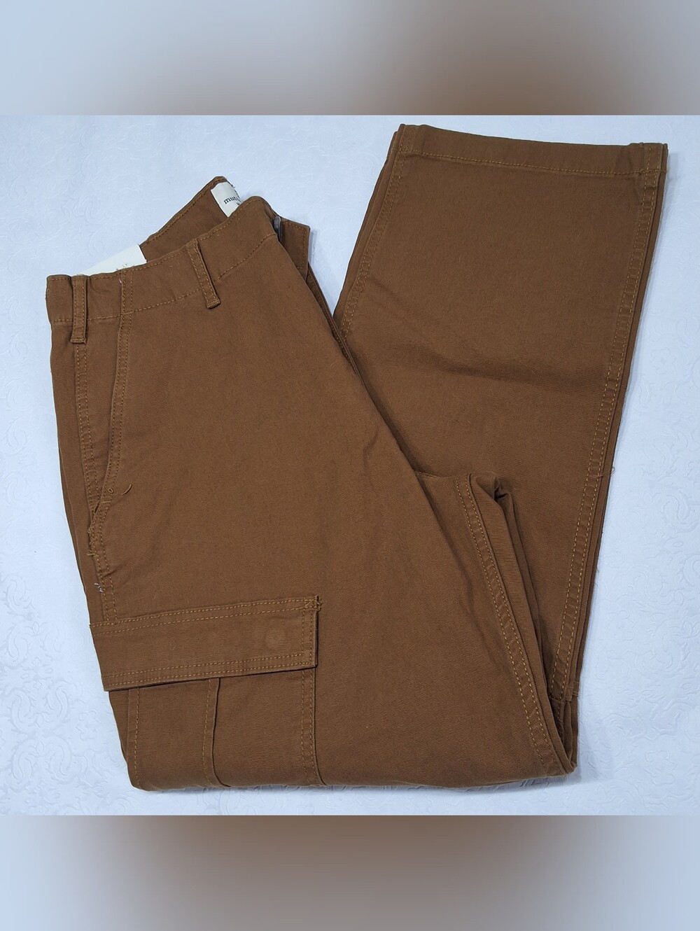 New Mutual Weave Men's Relaxed Straight Cargo Pants Size M